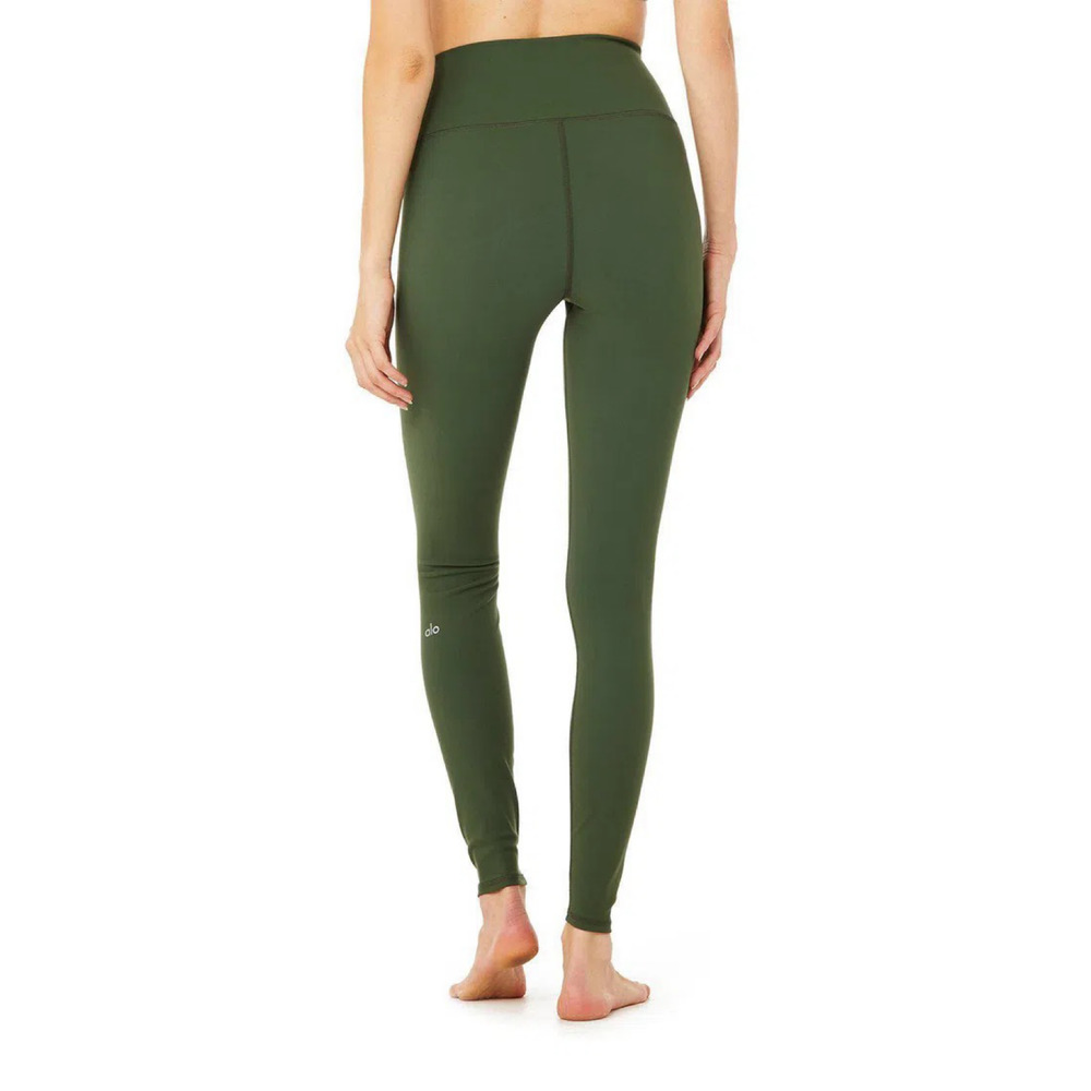 Alo Yoga Hunter Green Warrior Rip High Waist Legging Size S - Picture 6 of 15